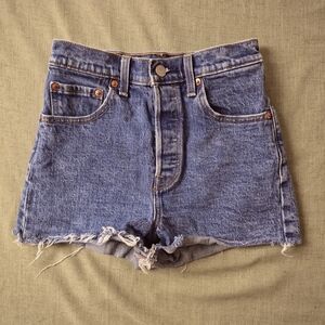 Levi's Ribcage Denim Shorts